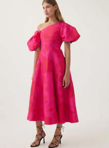Aje Arista Tulip Sleeve Midi