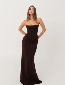 Sets Separates: Louie Gown | Chocolate