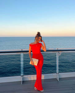 Lilah maxi dress - red