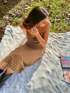 Size 4 6: Paris polka dot maxi