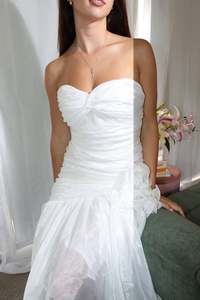 Rwc Vintage: Vintage Pearl Ruffle Midi