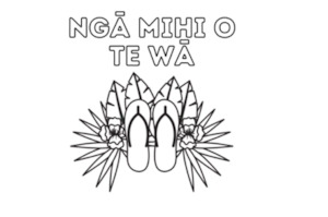 Free Downloads: Colourable Card - Ngā Mihi o Te Wā - free download