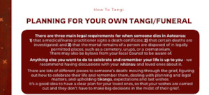 Planning For Your Own Tangi/Funeral - Free Download