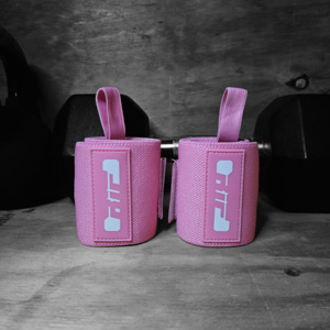 Accessories: RIF Pink Wrist Wraps