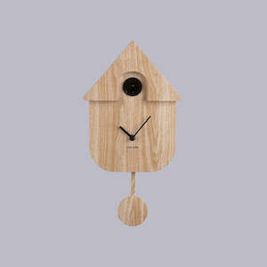 Karlsson: Karlsson | Modern Cuckoo Clock | Light Wood
