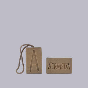 Pampering: Aermeda | Soap on a Rope | Herbal Citrus, Walnut & Coffee Scrub | 155g