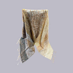 Yasmin Dubrau | Handwoven Blanket | Toffee Ridge