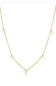 Golden Girl Droplet Necklace