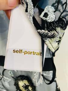 Self Portrait Embroidered Florentine Dress