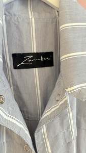 Frontpage: Zambesi Shirtdress Grey Stripe