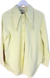 Iz Bel Citrus Large Collar Shirt