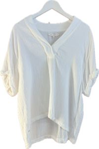 Frontpage: Xirena White Muslin Top