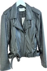 Frontpage: Stand Leather Jacket