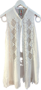 Johnny Was White Tunic