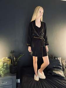 Languid Silk Smokin Robe