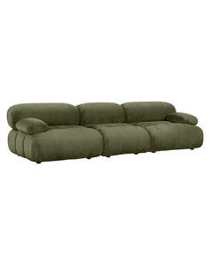 Solene 3s Sofa - Olive