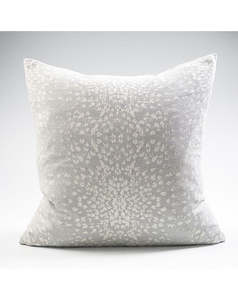 Sale Cushions: Glacier Reversible Cushion - Silver Grey/White 50x50