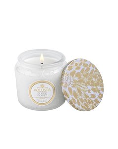 Gifts For Her: Voluspa Suede Blanc Petite Jar Candle