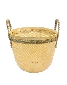 Baskets Bags: Round Tapered Bamboo Basket