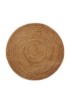 Placemats Coasters: Smoked Rattan Placemat - Round