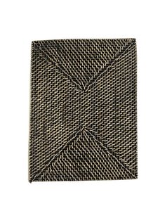Black Rattan Placemat - Rectangle