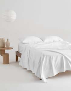 Isle Of Omni: Organic 1000TC Cotton Sheet Set — White