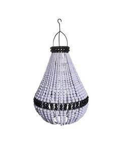 Tenda Wooden Bead Lamp Shade (White)