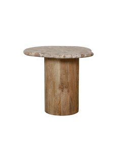 New Marble Collection: Gobu Side Table (Capri Beige)
