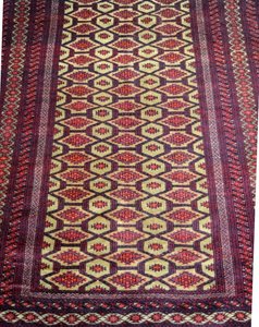 Textiles: Turkoman Rug 167x125cm