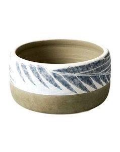 Tablescape: Blue Tropical Bowl