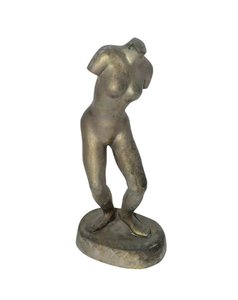Body Torso Ornament - Aged Brass