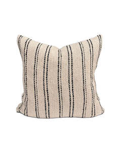 Alba Cushion - Black 50x50