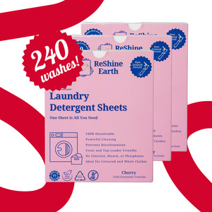 Value Pack, Cherry Laundry Detergent Sheets, 240 Washes