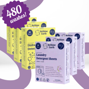 Bundle: Bundle Value Pack, Laundry and Dishwasher Detergent Sheets, 480 Washes