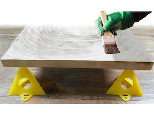 Tools: Pyramid Stands For Resin Table, Painter's Painting Stands,Mini Cone Paint Stands for Canvas and Door Risers Support,Cabinet Paint Pouring - 10x Stands / Set