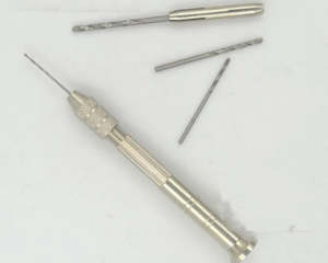 Pin Vise Hand Drill: Pin Vise Manual Drill with 4 Pcs Drill Bits