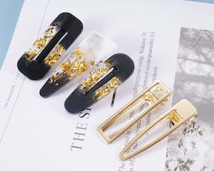 Hair Clips Metal Flat Hair Clips Barrette for Resin Moulds, Duckbill Hair Clips &hellip;