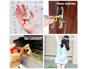 Key Moulds: Keychain Resin Silicone Mould, No Touch Door Opener Resin Mould