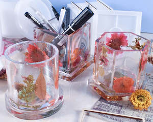 DIY Plant Pot mould, Cube and Cylinder Resin Planter moulds, Square Silicone mou&hellip;