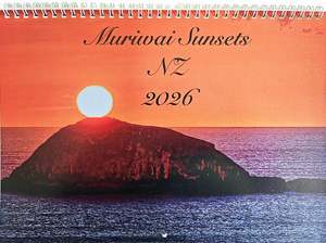 Calendars: Calendar: Muriwai Sunsets 2026