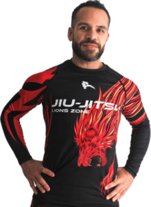 Lion Zone Rash Guard respectsports