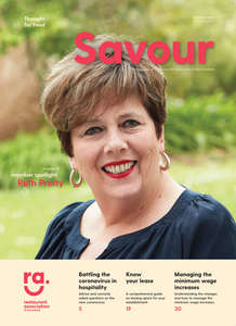 Savour magazine - issue 12, March 2020 - Restaurant Association of New Zealand