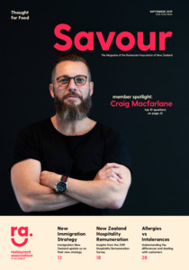 Products: Savour magazine - issue 10, September 2019 - Restaurant Association of New Zealand