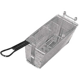 Austheat: Austheat Fryer Basket MC0611 St/St Long suits Freestanding Fryers