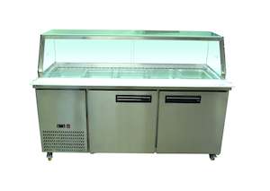 Thermaster: Thermaster Cold Salad & Noodle Bar 5X1/1 Gn Pans PG180FA-YG