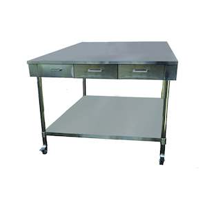 Commercial Kitchen Cabinets: Modular Systems Workbench With 3 Drawer Each Side SWBD10-1500