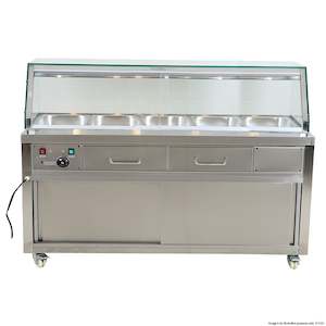Serveries: Thermaster F.E.D Heated Bain Marie Food Display PG180FE-YG