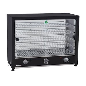 Pie Warmers And Hot Food Displays: Roband Pie Warmer Black with light 100 pies