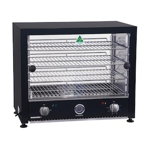 Pie Warmers And Hot Food Displays: Roband Pie Warmer Black with light 50 pies