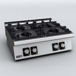 Commercial Gas Cooktop: Fagor Kore 700 Series Bench Top 4 Gas Burners C-G740H